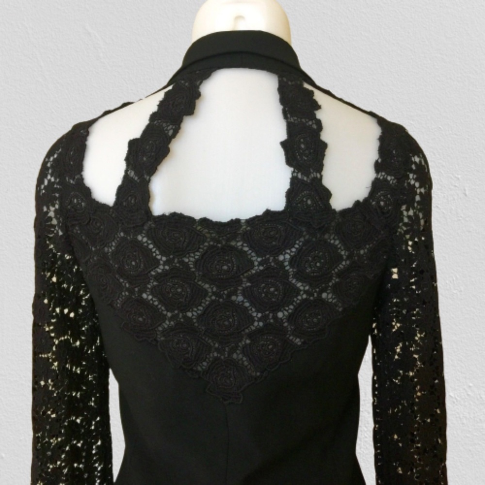 Rare find Authentic Gianni Versace 1990's blazer silver Medusa applications - Picture 7 of 8